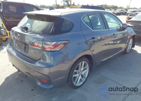 2016 Lexus Ct 200H из США, поврежденный, VIN JTHKD5BH5G2264874